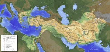 Macedonian empire under Alexander